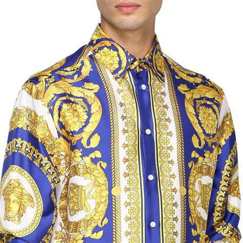 chemises homme versace|versace casual shirts.